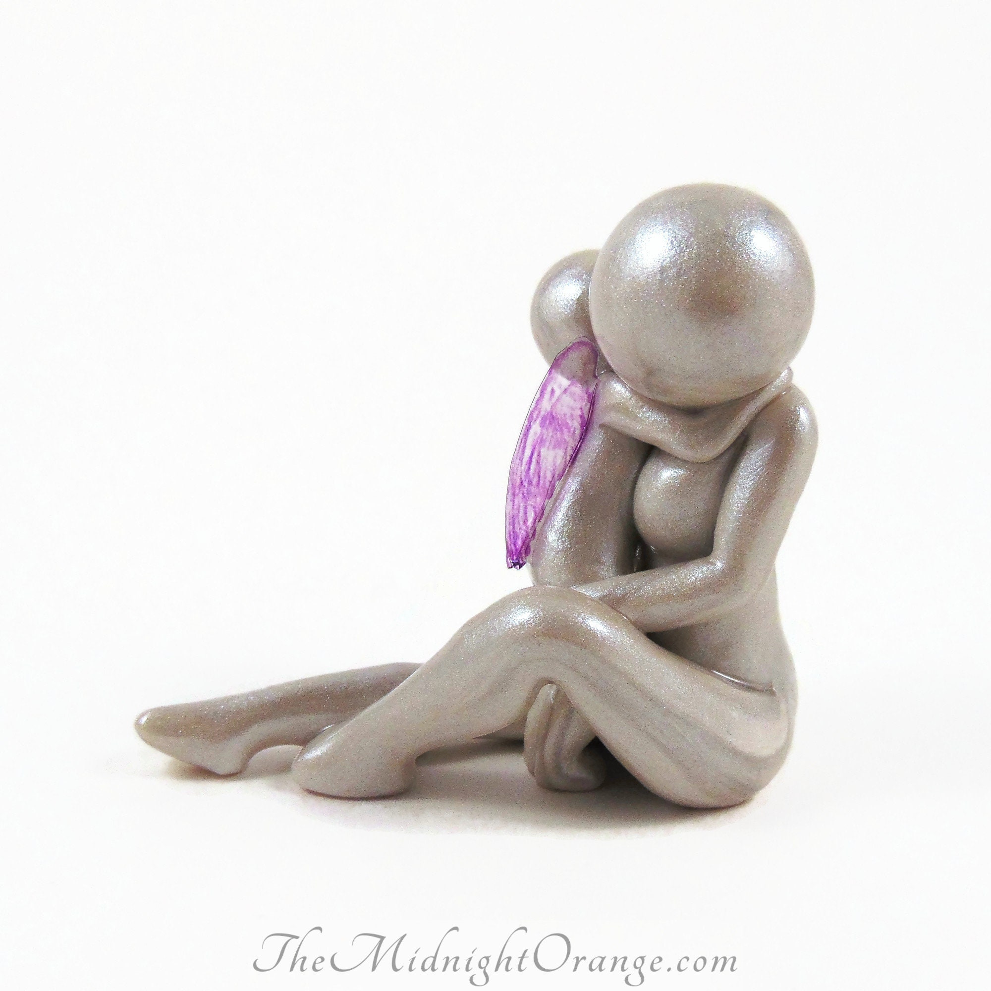 Baby Shower Gift Angel in Pink Wall Hanging Mother & Child Angel Sculpture Wall Hanging Baby Angel Gift for Mother's Day