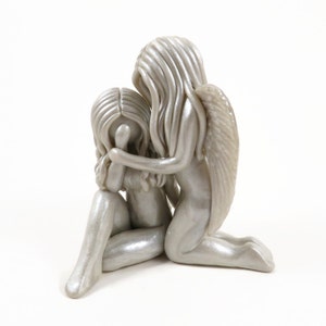 Loss of Mother, Wife, Daughter, Sister or other loved one memorial sculpture made to order by The Midnight Orange image 1