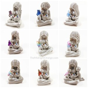 Rainbow Baby Sculpture: Personalized Pregnancy After Loss Gift image 2