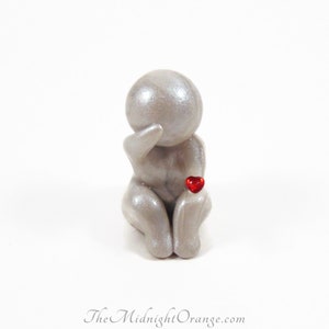 Sandplay Miniature Figurine - hand sculpted emotions figurine by The Midnight Orange - made to order