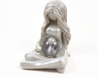 Angel in Womb Memorial Sculpture: Custom Pregnancy Loss Gift