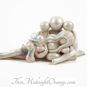 Sending A Rainbow Baby with sparkling crystal rainbow Pregnancy after loss gift customize a family by The Midnight Orange image 4