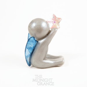 Wishing Star Baby memorial sculpture for baby remembrance pregnancy and infant loss sympathy gift by The Midnight Orange image 3