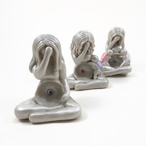 Grieving Mother Clay Sculpture: Miscarriage, Pregnancy Loss Memorial Decor