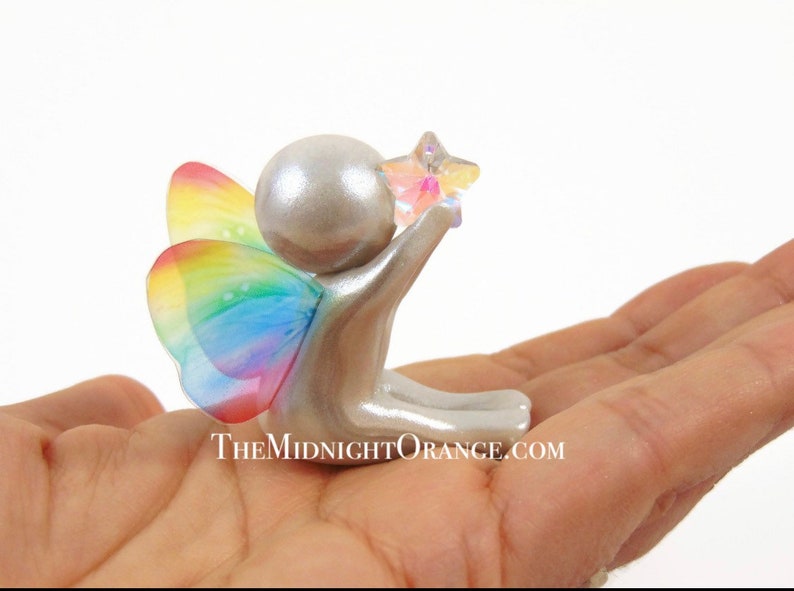 Wishing Star Baby memorial sculpture for baby remembrance pregnancy and infant loss sympathy gift by The Midnight Orange image 5