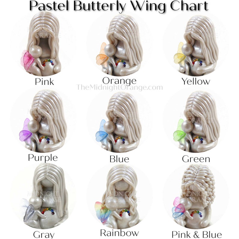 Rainbow Baby Sculpture: Personalized Pregnancy After Loss Gift image 7