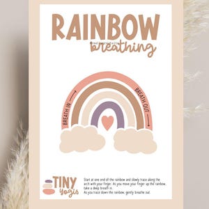 5 leuke ademhalingskaarten voor kinderen. Afdrukbare mindfulness-activiteiten om kinderen te helpen kalmeren, emoties te beheersen en focus op te bouwen. PDF-formulier