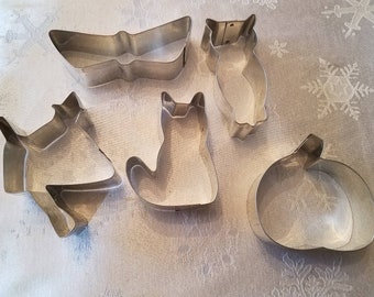 Set of 5 Halloween Cookie Cutters