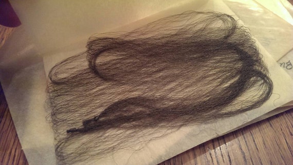 Antique Gloria Medium Brown Hair Net Extra Long E… - image 2