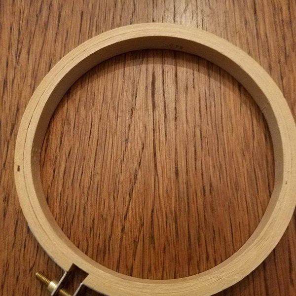 Antique Wood Embroidery Hoop Etsy