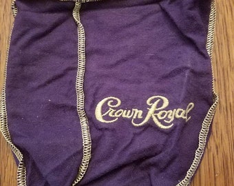 7" Purple Crown Royal Bag