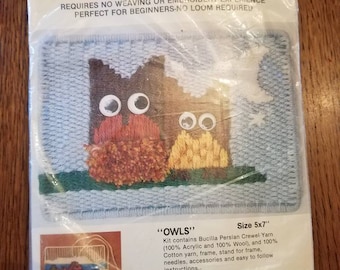 Bucilla Wovencraft Owl Weaving Kit no. 7905