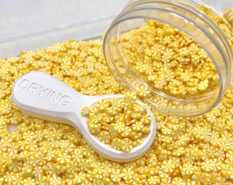 5MM Yellow Peppermint Candy Polymer Clay Sprinkles (NOT EDIBLE) D18-26