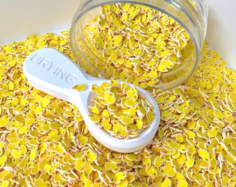 FAKE Yellow Duck, Animal Polymer Clay Sprinkle (NOT EDIBLE,5MM/10MM) D35-29/30