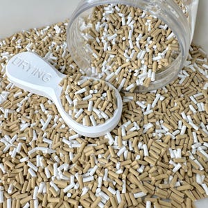 Mistura para polvilhar argila polimérica com tema caramelo marrom e branco falso (NÃO COMESTÍVEL) D1-13