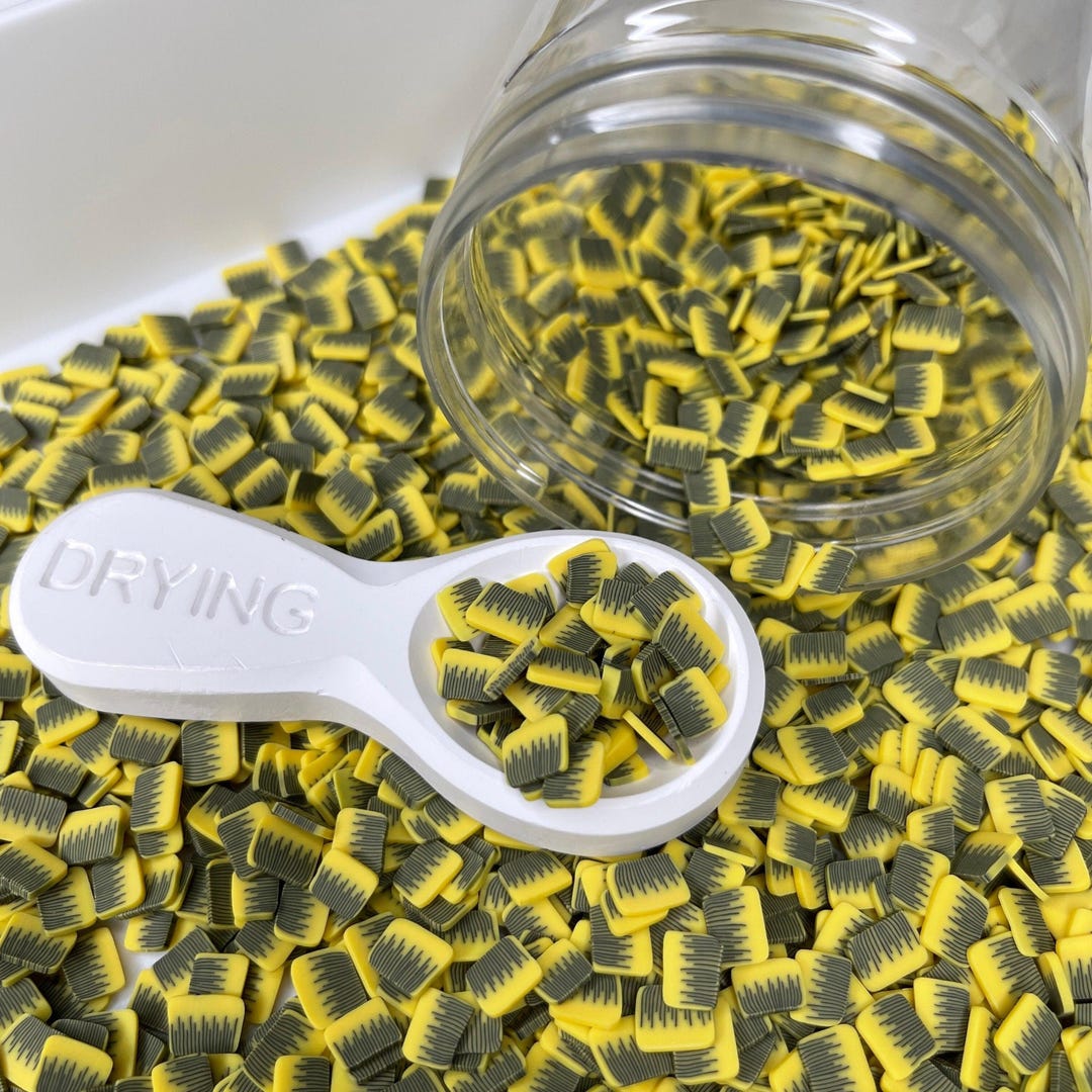 FAKE 5MM/10MM Yellow Ruler, School Polymer Clay Sprinkle (NOT EDIBLE ...