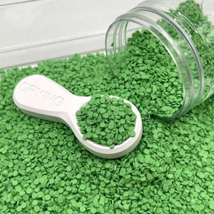 3MM Green Round Circle Disc Polymer Clay Sprinkle (NOT EDIBLE) D17-24