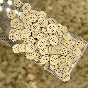 FAKE 5 MM Chocolate Chip Cookie Polymer Clay Streusel (NICHT ESSBAR) D21-15