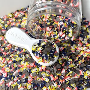 FAUX 5 MM Halloween mélange d'argile polymère à saupoudrer (PAS COMESTIBLE) D44-19