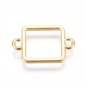 Vierkante bezel connector met open achterkant