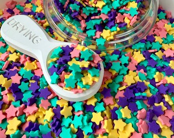 8MM Mixed Star Polymer Clay Sprinkle Piece (NOT EDIBLE) D54-23