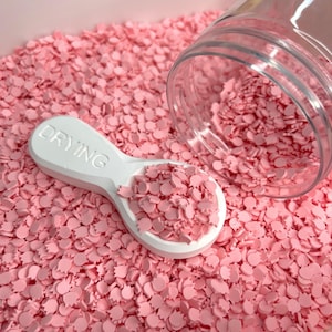 FAKE 5 MM Rosa Tulpenblume, Floral Polymer Clay Sprinkle (NICHT ESSBAR) D29-20