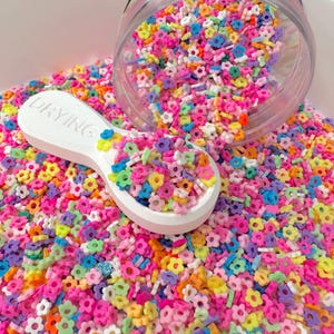 FAKE Mix Gänseblümchen Umrisse, Blumige Polymer Clay Sprinkle (NICHT ESSBAR) D45-27