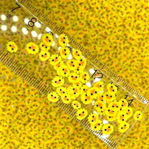 Pato amarillo de 5 mm, adorno de arcilla polimérica con forma de animal (NO COMESTIBLE) D34-24