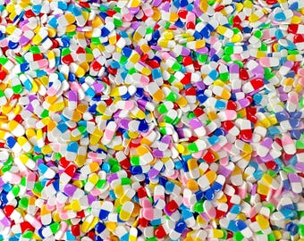 FAKE Mixed Color Pills, Medical Polymer Clay Sprinkle (NOT EDIBLE, 5MM/10MM)