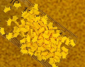 Espolvoreado de arcilla polimérica con forma de corona amarilla de 5 mm (NO COMESTIBLE) D36-13