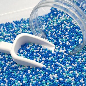 FALSO 2 MM Azul Temático Pérola Mix (NÃO COMESTÍVEL) D5-05