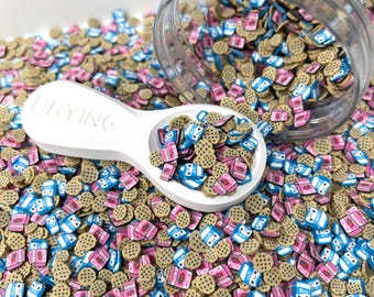 Kekse und Milch, Lebensmittel Themen Polymer Clay Sprinkle Mix (NICHT ESSBAR) D46-20