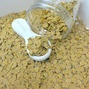 FAKE 5MM Yellow Submarine Polymer Clay Sprinkle Pieces (NOT EDIBLE) D9-15