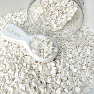 Fausse dent blanche de 5 mm/10 mm, pâte polymère médicale à saupoudrer (PAS COMESTIBLE) D2-26/27