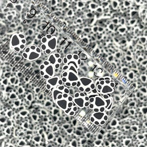 FAKE 5 MM/10 MM Animal Paw Polymer Clay pour saupoudrer (PAS COMESTIBLE) D34-27