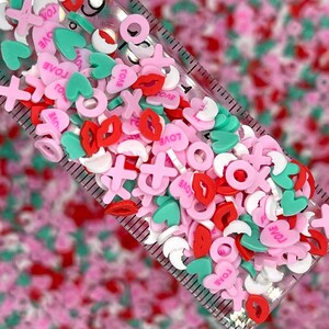 NEP xoxo Valentine polymeerklei strooimix (NIET EETBAAR) D11-19