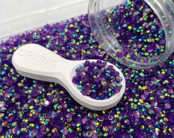 6MM Amethyst AB Rhinestones, Non-Hotfix, Flatback Rhinestone (D40-31)