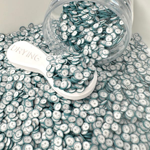 Full Moon, Space Polymer Clay Sprinkle (NOT EDIBLE, 5MM/10MM) D34-04/16