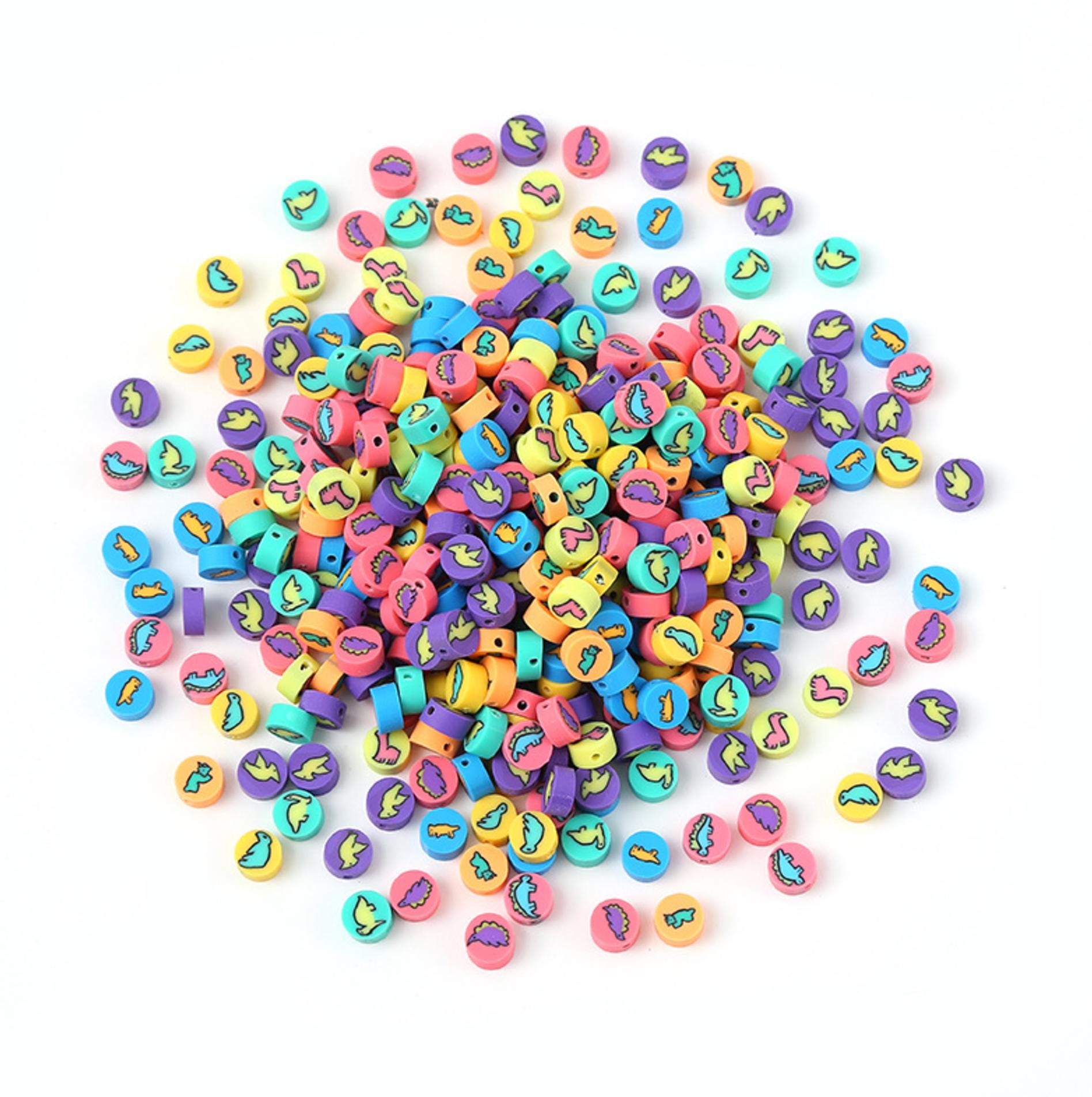 Polymer Clay Bead Bracelet