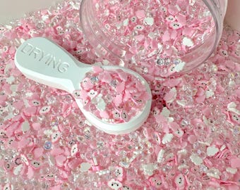 5MM Happy Pink Cloud, Sky Polymer Clay Sprinkle (NOT EDIBLE) D1-20