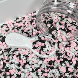 Mélange de décorations en pâte polymère Pink Boo Spooky Halloween (NON COMESTIBLE) D46-27