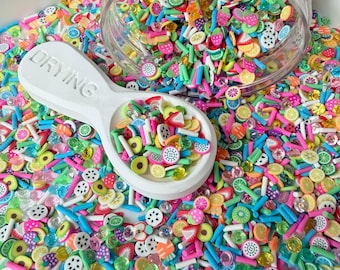 Mélange de décorations en pâte polymère pour plateau de fruits (NON COMESTIBLE) D58-03