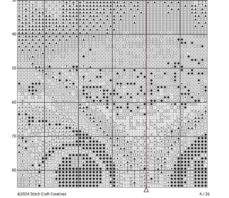 Woodland owl pattern available as a Black and White instant Download pattern
