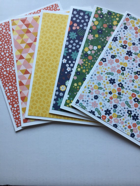 flower note card set of 6 stationery set floral cards