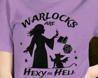 Lustiges Hexenmeister T-Shirt – Dungeons and Dragons Graphic Tee