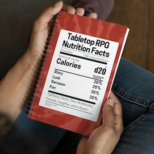 DM-cadeau: Dungeon Master-notitieboek of RPG-speler DnD-spiraalgebonden logboek | Gamerplanner met 'voedingsfeiten' | Grappige kerkers en draken