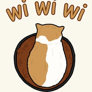 wi wi wi orange cat meme tee.