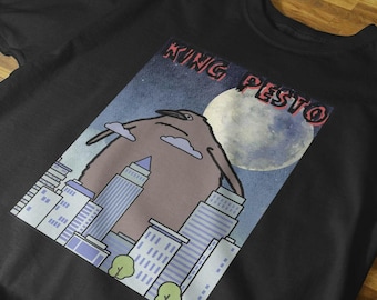 King Pesto Unisex T-Shirt, Pesto The Penguin, Pesto Shirt, Pesto Penguin, Pesto Penguin Shirt, Pesto Lover, Pesto Merch, Baby Penguin