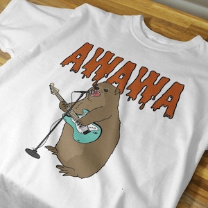 Rock Hyrax Awawa Unisex T-Shirt, Hyrax Shirt, Hyrax Print, Hyrax Art, Cute Hyrax, Angry Hyrax, Hyrax Meme, Hyrax Scream, Angry Hyrax, Awawa