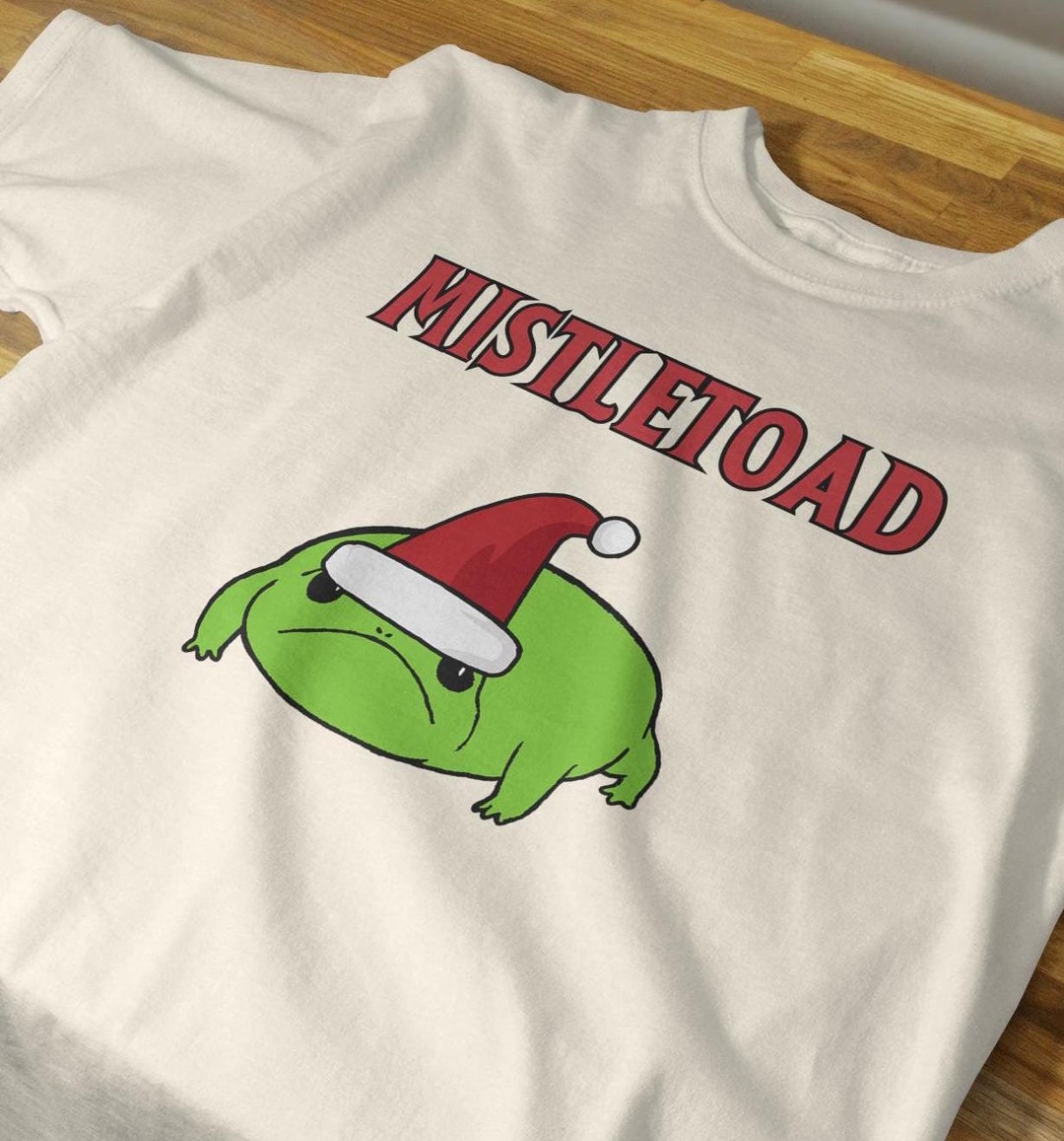 Misteltoad Mistletoad Christmas T-shirts, Toad Shirt Christmas, Toad Frog ...